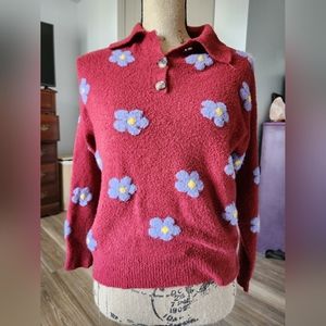 Floral Sweater